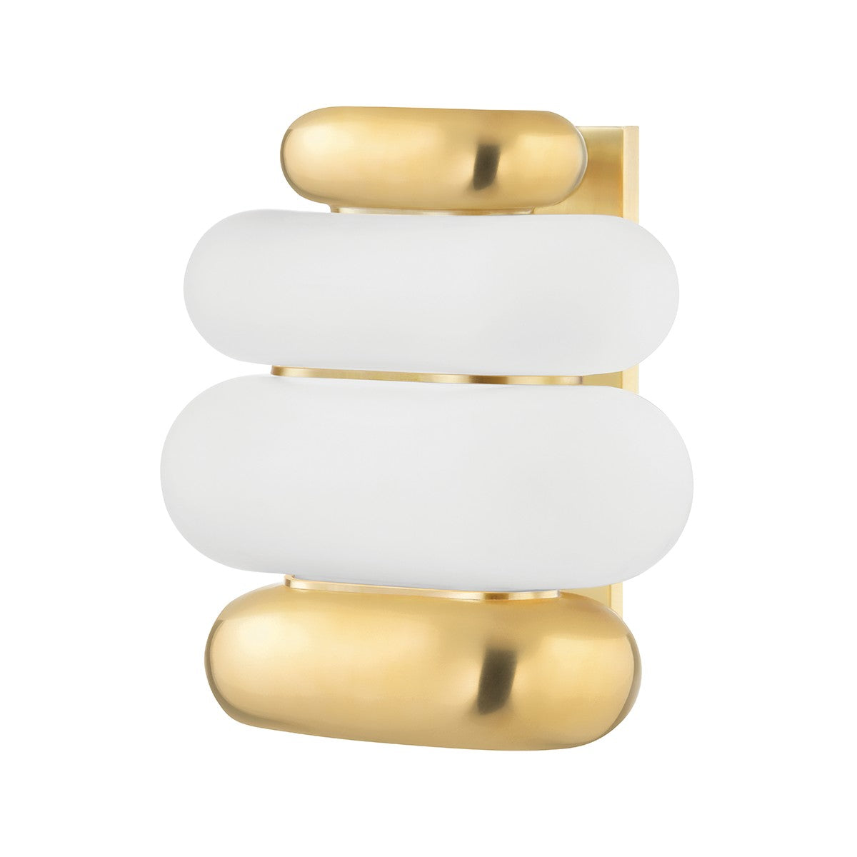 Hudson Valley - KBS1354101-AGB - Two Light Wall Sconce - Palisade - Aged Brass