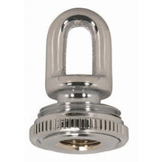 Satco - 90-2300 - 1/4 Ip Matching Screw Collar Loop With Ring - Polished Chrome