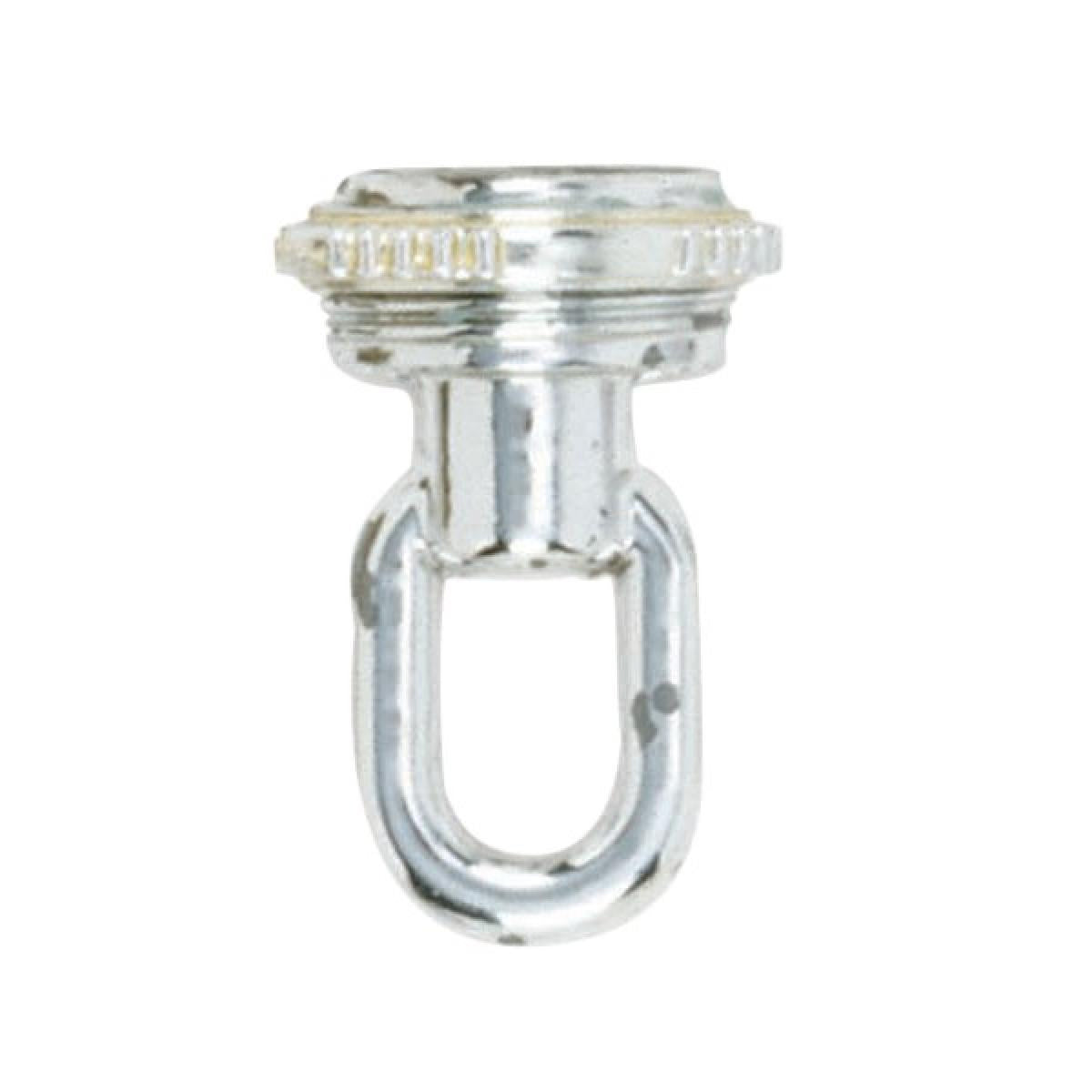 Satco - 90-2343 - 1/8 Ip Screw Collar Loop With Ring - Chrome
