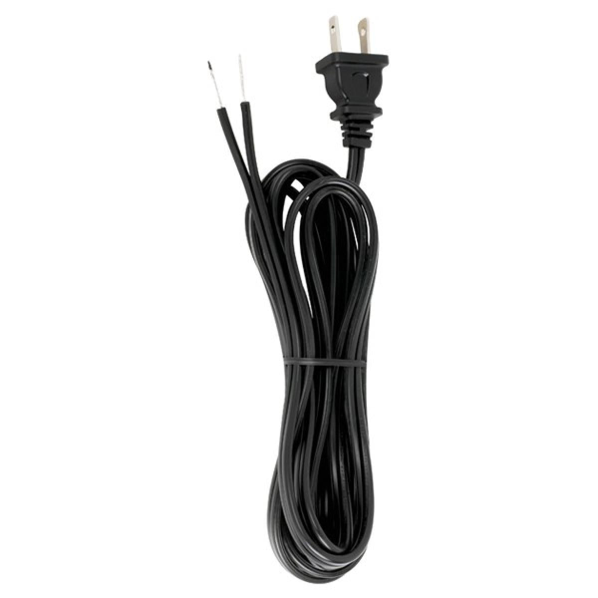 Satco - 90-2596 - 10'Cord Set - Black
