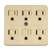 Satco - 90-2630 - Grounded Adapter - Ivory