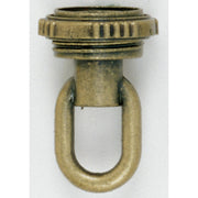 Satco - 90-336 - 1/4 Ip Matching Screw Collar Loop With Ring - Antique Brass
