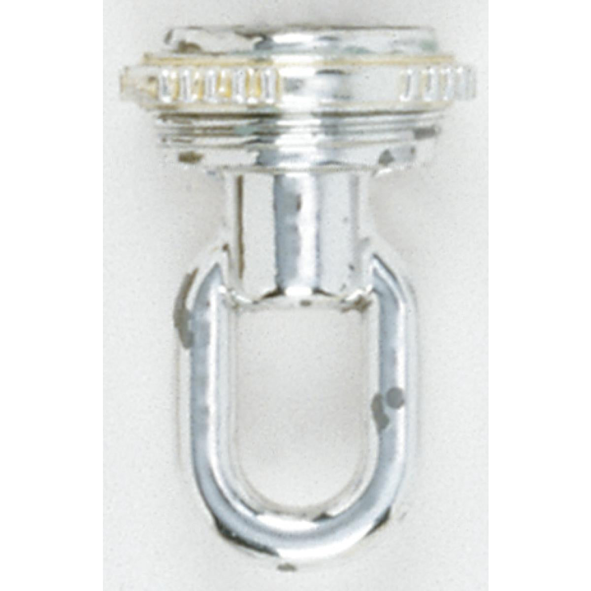 Satco - 90-337 - 1/4 Ip Matching Screw Collar Loop With Ring - Polished Chrome