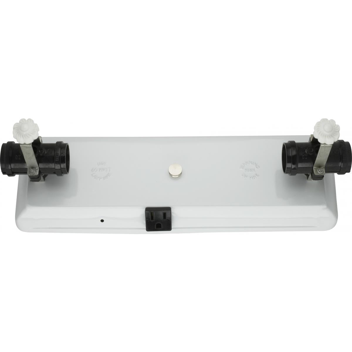 Satco - 90-769 - Glass Holder - Black and White Accents