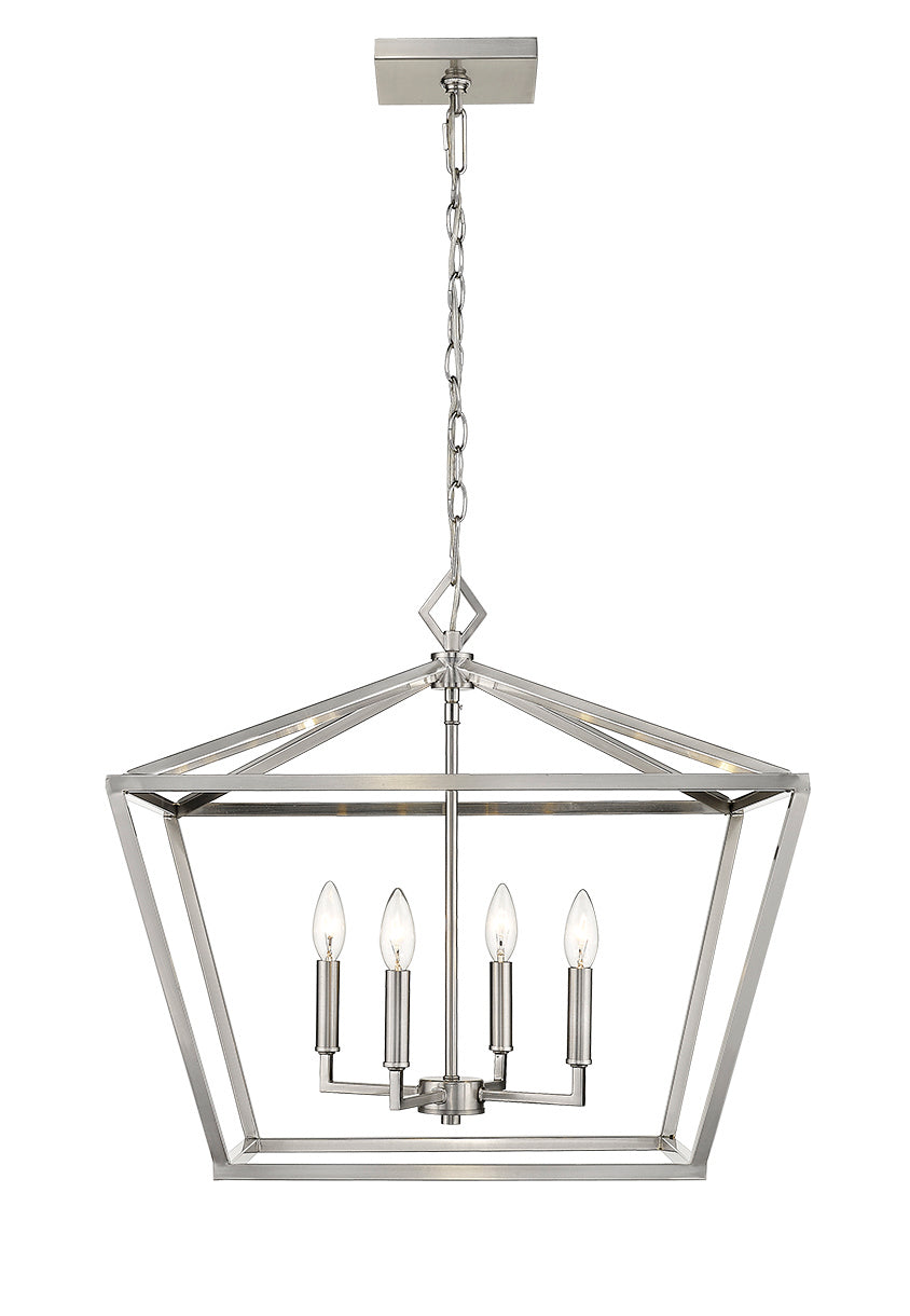 Millennium - 3294-SN - Four Light Pendant - Satin Nickel