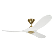 Visual Comfort Fan - 3MAVR52RZWBBS - 52"Ceiling Fan - Maverick - Burnished Brass