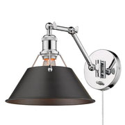 Golden - 3306-A1W CH-RBZ - One Light Wall Sconce - Orwell - Chrome
