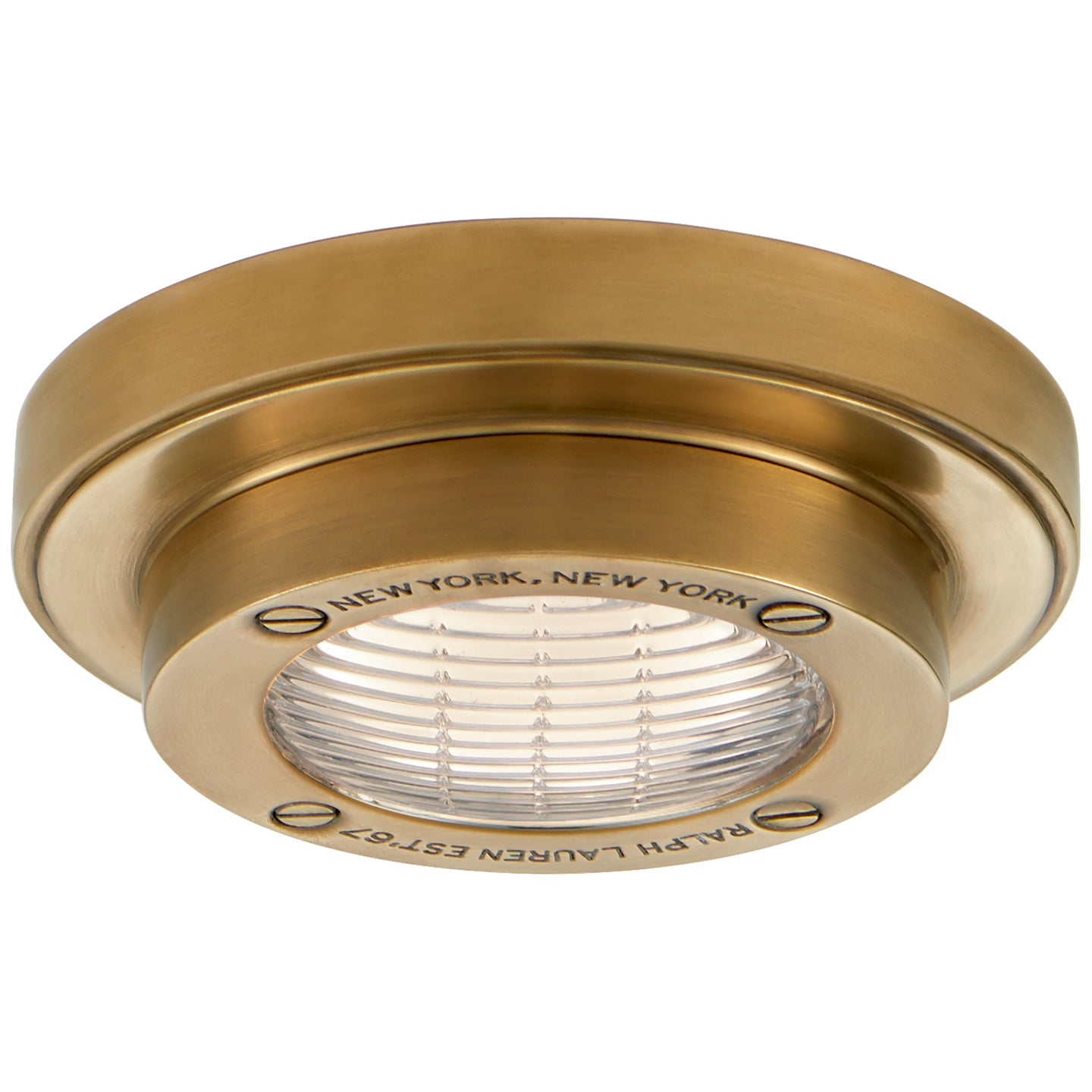 Ralph Lauren - RL 4127NB - LED Flush Mount - Grant - Natural Brass