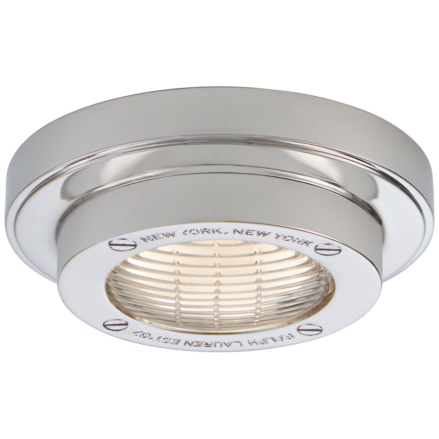Ralph Lauren - RL 4127PN - LED Flush Mount - Grant - Polished Nickel
