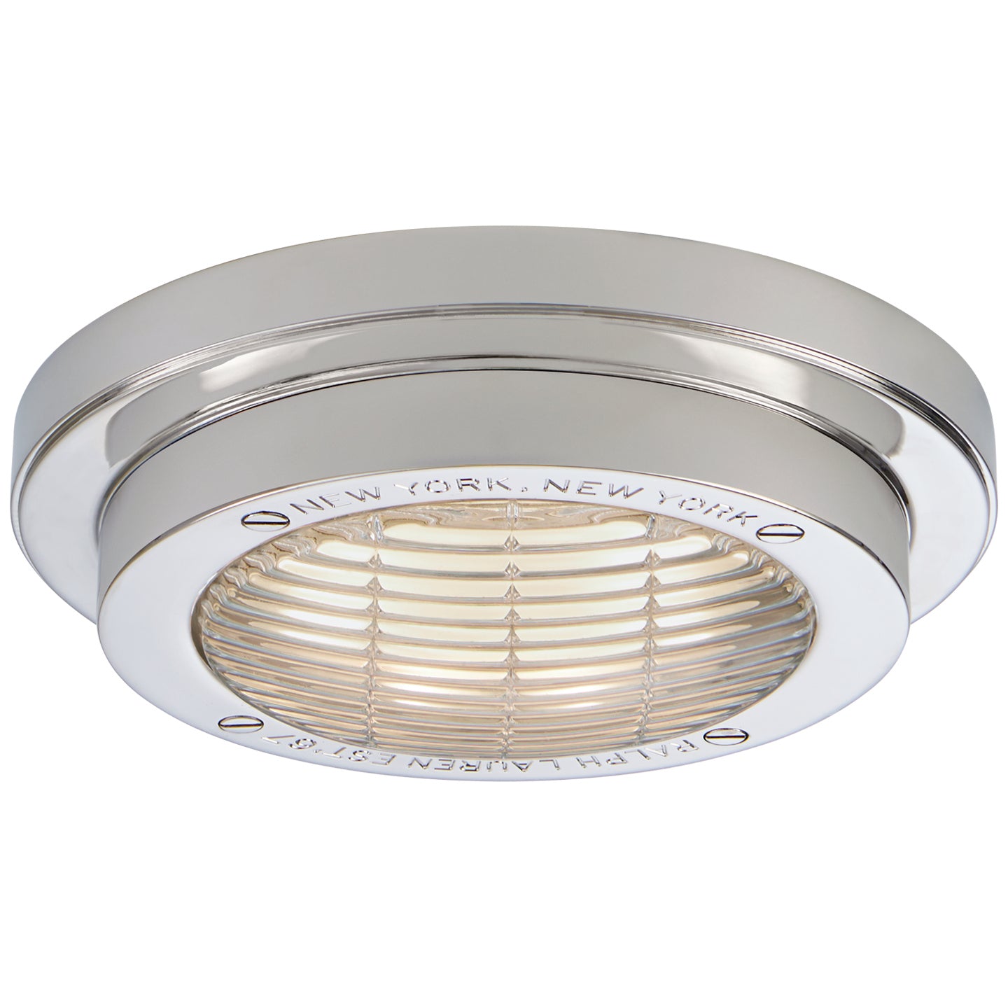 Ralph Lauren - RL 4128PN - LED Flush Mount - Grant - Polished Nickel