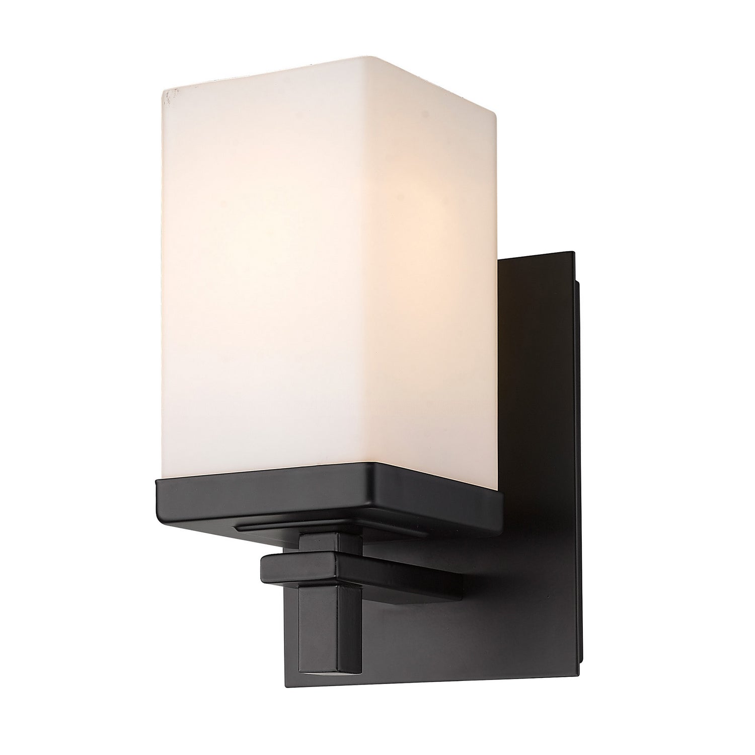 Golden - DDDD-BA1 BLK-OP - One Light Wall Sconce - Maddox - Matte Black