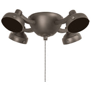 Minka Aire - K34L-BNK - Four Light Fan Light Kit - Burnished Nickel