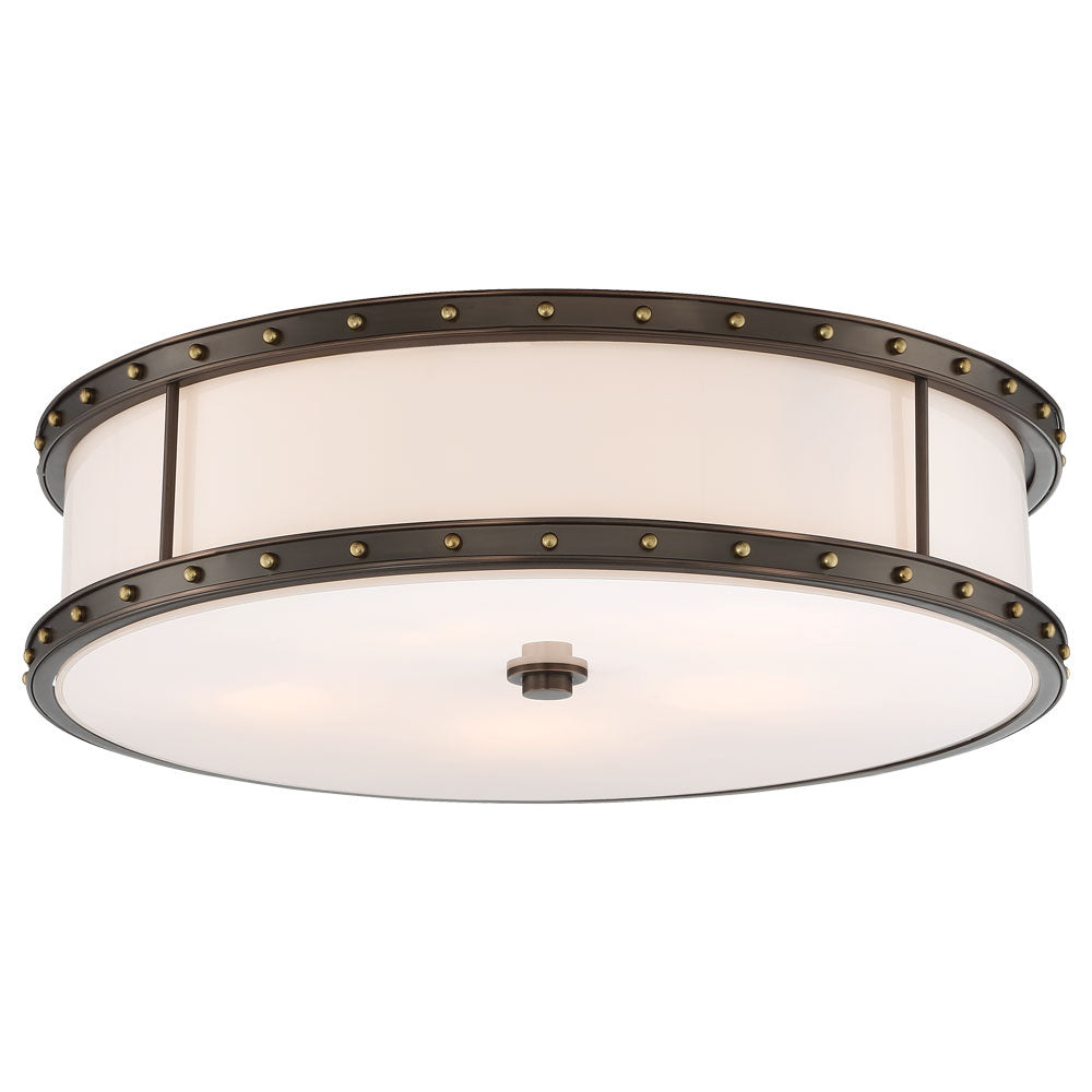 Minka-Lavery - 1827-103-L - LED Flush Mount - Harvard Court Bronze W/Liberty