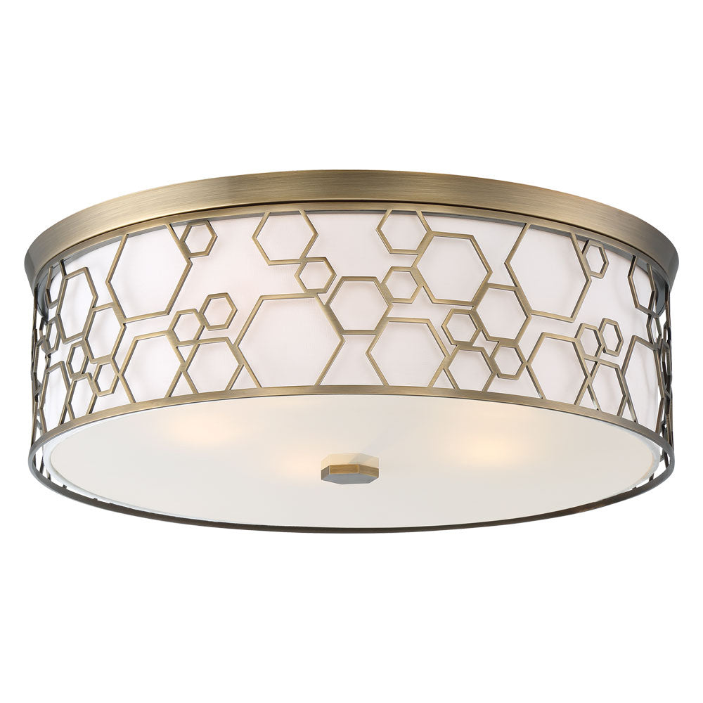 Minka-Lavery - 1845-108-L - LED Flush Mount - Polished Satin Brass