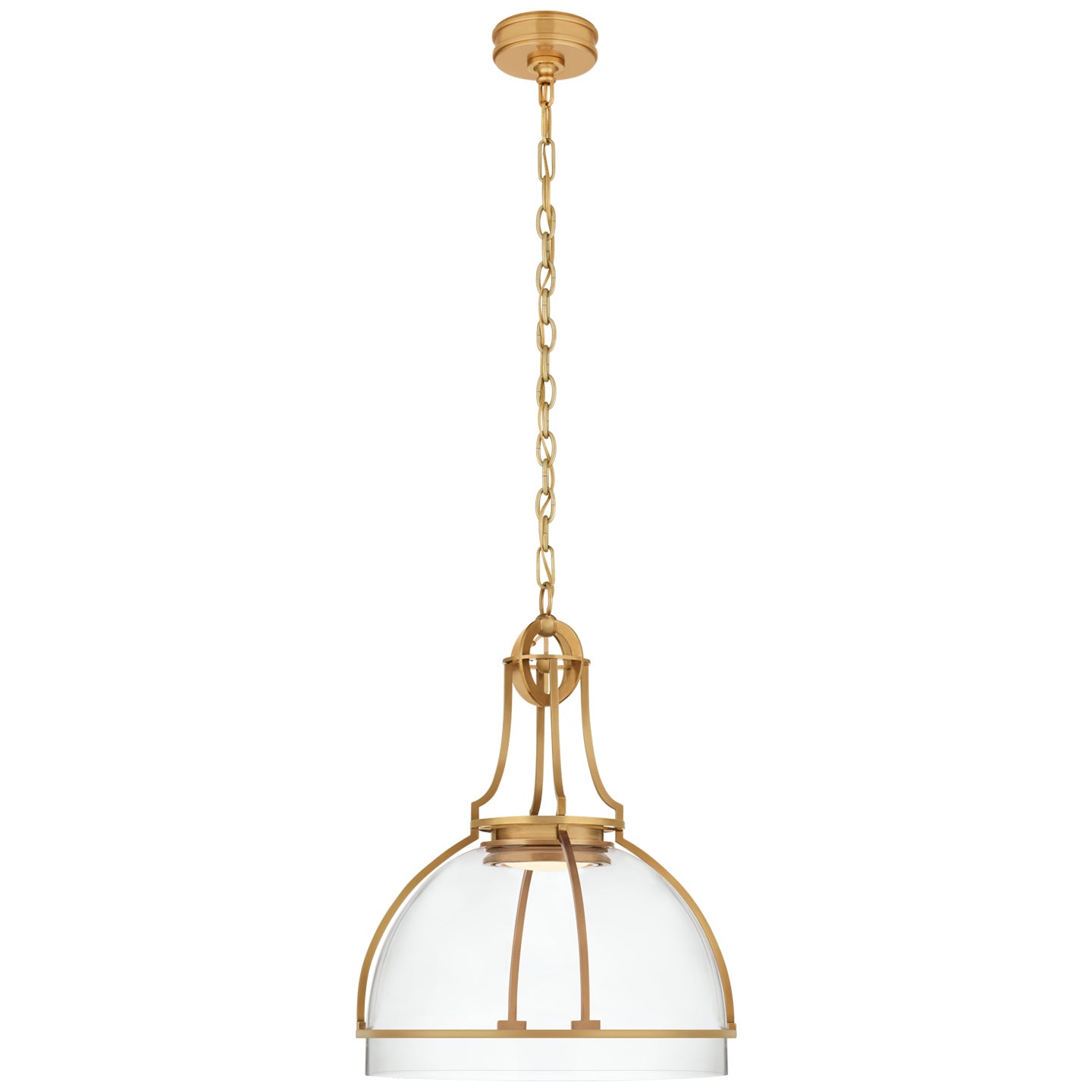 Visual Comfort Signature - CHC 5482AB-CG - LED Pendant - Gracie - Antique-Burnished Brass