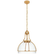 Visual Comfort Signature - CHC 5482AB-CG - LED Pendant - Gracie - Antique-Burnished Brass