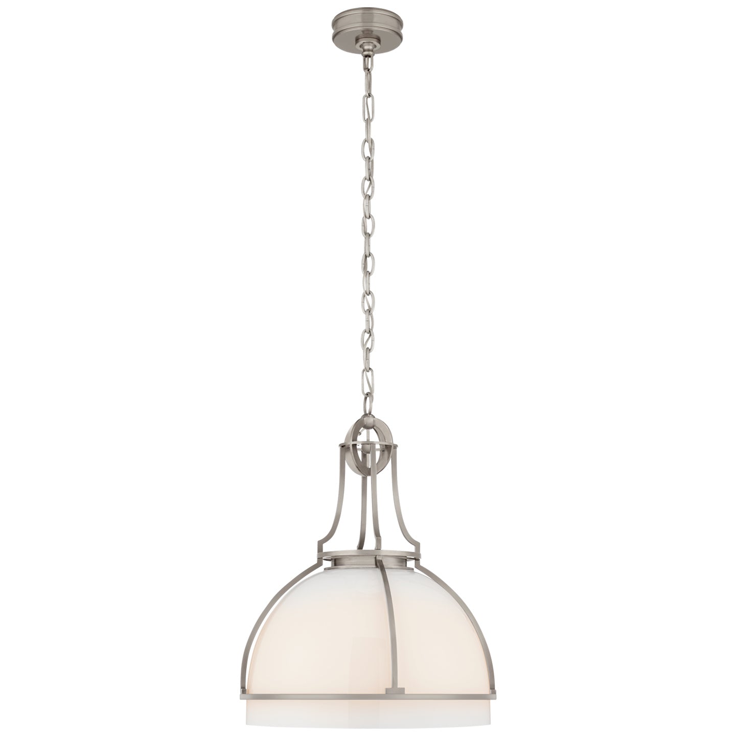 Visual Comfort Signature - CHC 5482AN-WG - LED Pendant - Gracie - Antique Nickel