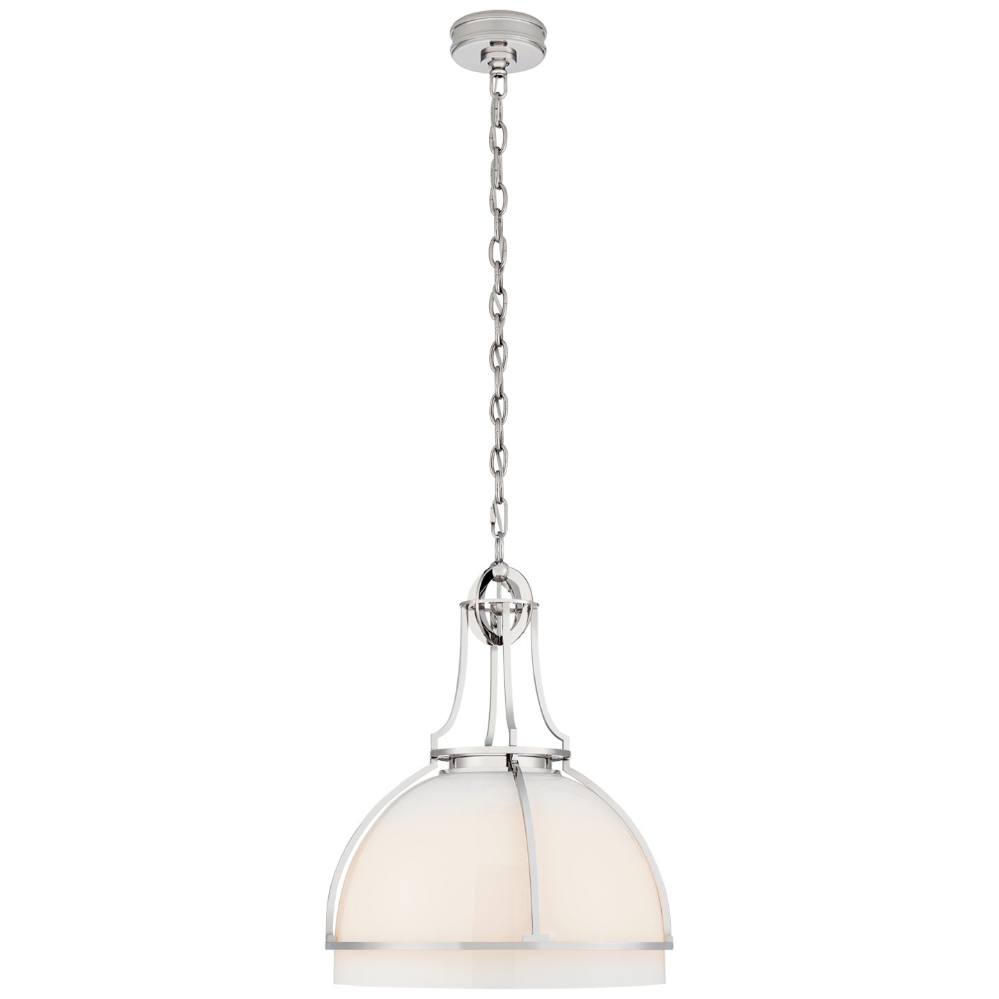 Visual Comfort Signature - CHC 5482PN-WG - LED Pendant - Gracie - Polished Nickel