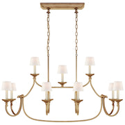 Visual Comfort Signature - CHC 5495GI-L - 11 Light Linear Pendant - Flemish - Gilded Iron