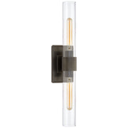 Visual Comfort Signature - S 2164BZ-CG - Two Light Wall Sconce - Presidio - Bronze