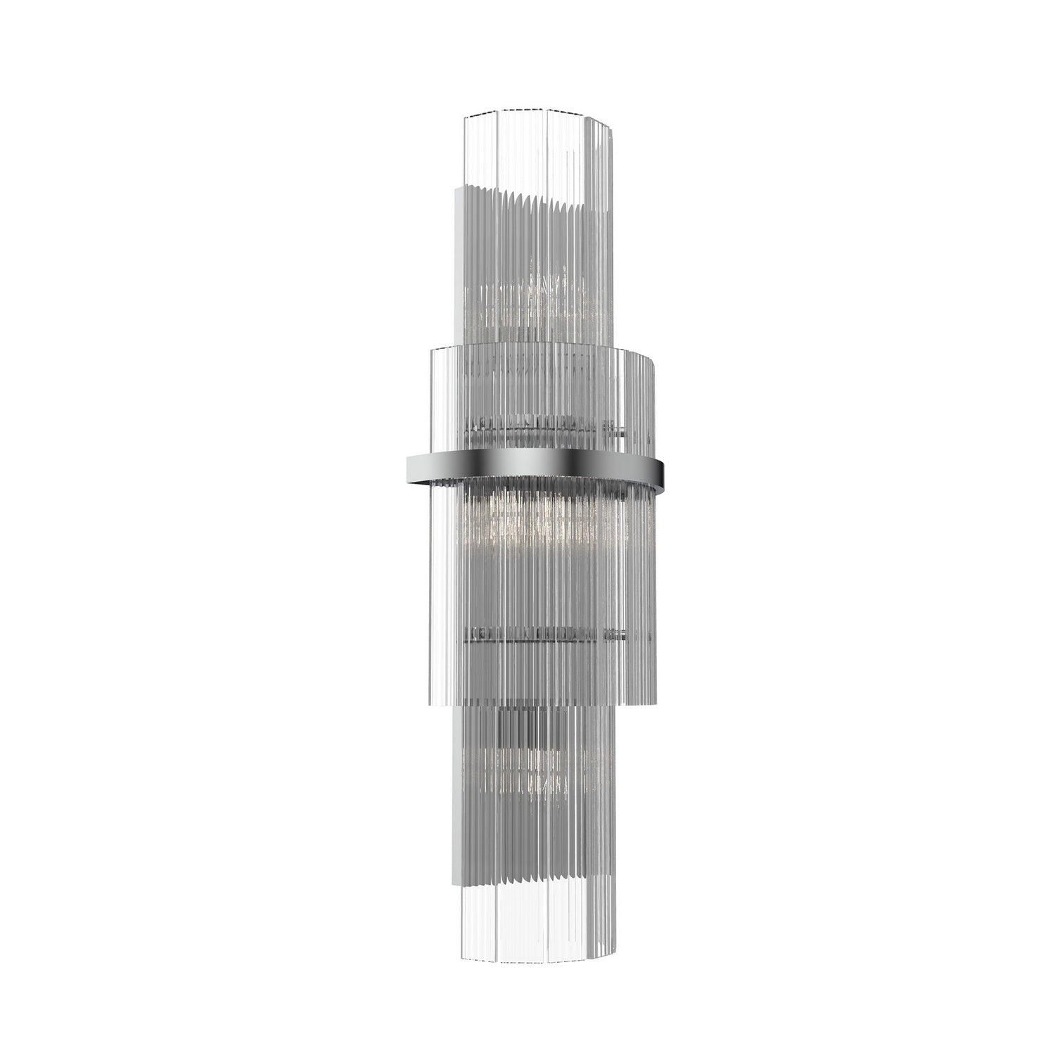 Alora - WV314804PN - Four Light Bathroom Fixture - Carlisle - Polished Nickel