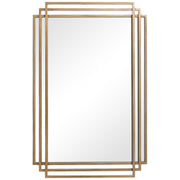 Uttermost - 09688 - Mirror - Amherst - Brushed Gold With Silver Highlights