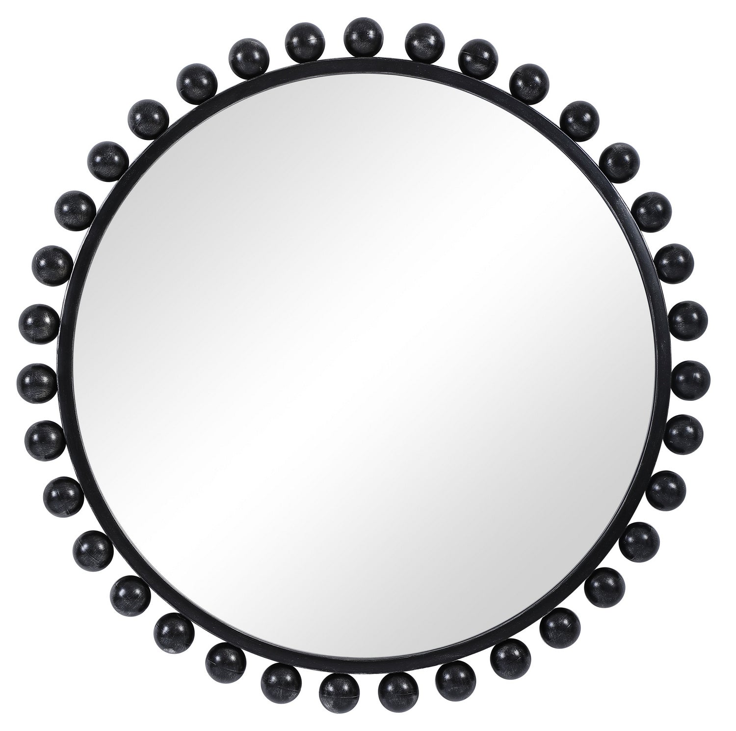 Uttermost - 09694 - Mirror - Cyra - Black With Subtle Silver Undertones