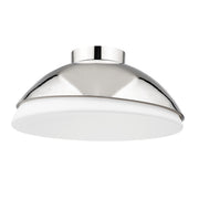 Hudson Valley - 6819-PN - Three Light Flush Mount - Morse - Polished Nickel