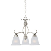Maxim - 10122FTSN - Three Light Chandelier - Basix - Satin Nickel