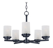 Maxim - 10205FTBK - Five Light Chandelier - Corona - Black