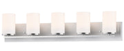 Maxim - 10285SWSN - Five Light Bath Vanity - Lateral - Satin Nickel