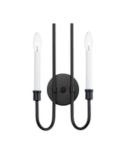 Maxim - 11282BK - Two Light Wall Sconce - Tux - Black