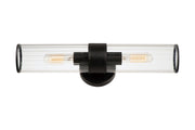 Maxim - 11472CRBK - Two Light Wall Sconce - Crosby - Black