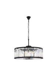 Elegant Lighting - 1233D35MB/RC - Ten Light Chandelier - Chelsea - Matte Black