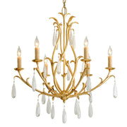 Corbett Lighting - 293-06-GL - Six Light Chandelier - Prosecco - Gold Leaf