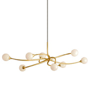 Corbett Lighting - 294-58-GL - Eight Light Linear - Signature - Gold Leaf
