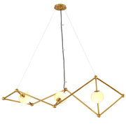 Corbett Lighting - 298-53 - Three Light Linear - Bickley - Vintage Brass