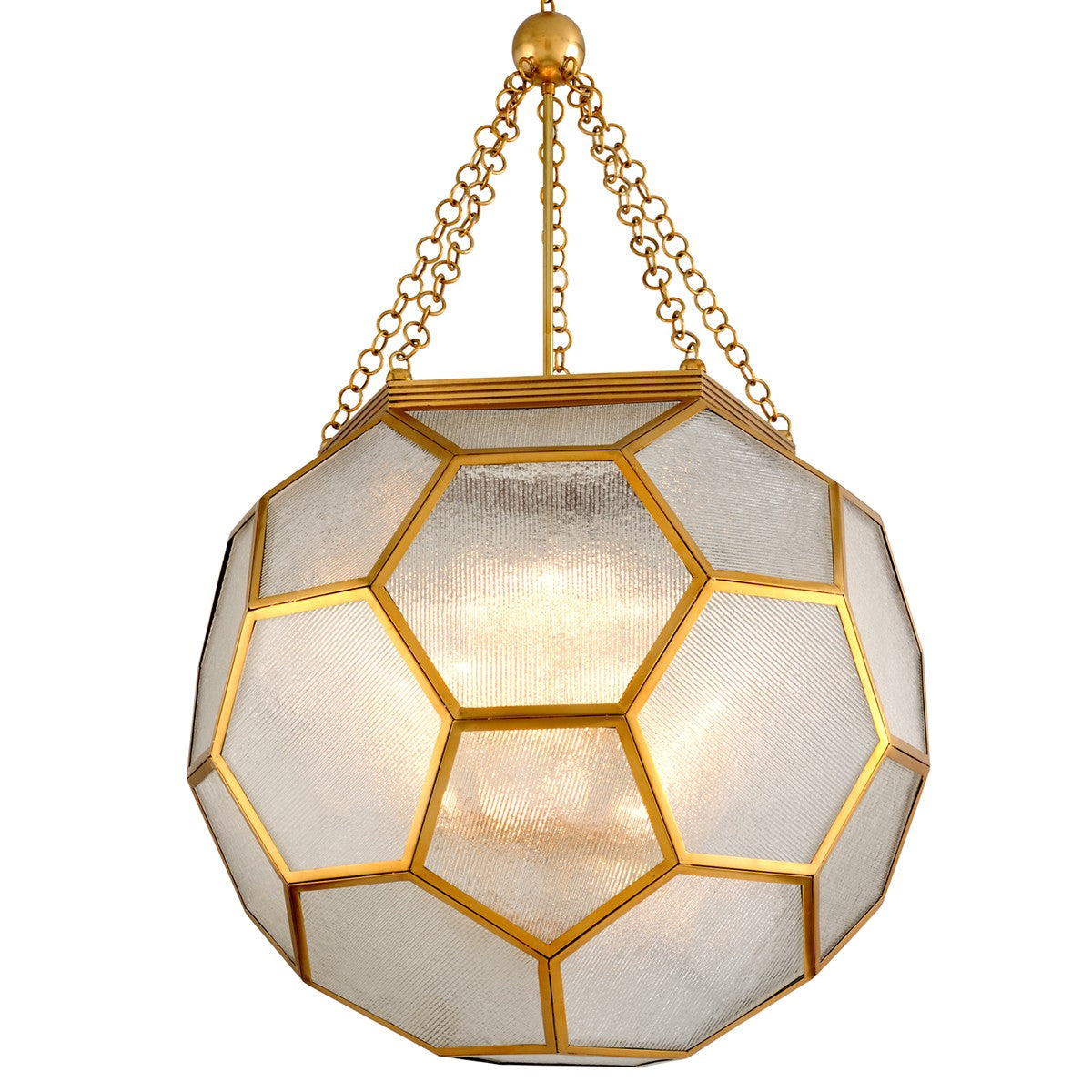 Corbett Lighting - 301-712-VB - 12 Light Chandelier - Hexsation - Vintage Brass