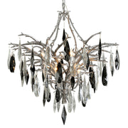 Corbett Lighting - 306-08 - Eight Light Chandelier - Nera - Blackened Silver Leaf