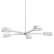 Troy Lighting - F7345-TWH - Five Light Chandelier - Allisio - Textured White
