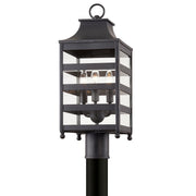 Troy Lighting - P7435 - Three Light Post Lantern - Holstrom - Forged Iron