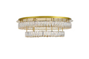 Elegant Lighting - 3503F33L2G - LED Flush Mount - Monroe - Gold