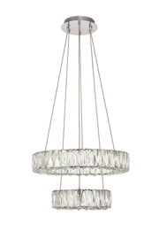 Elegant Lighting - 3503G18C - LED Chandelier - Monroe - Chrome
