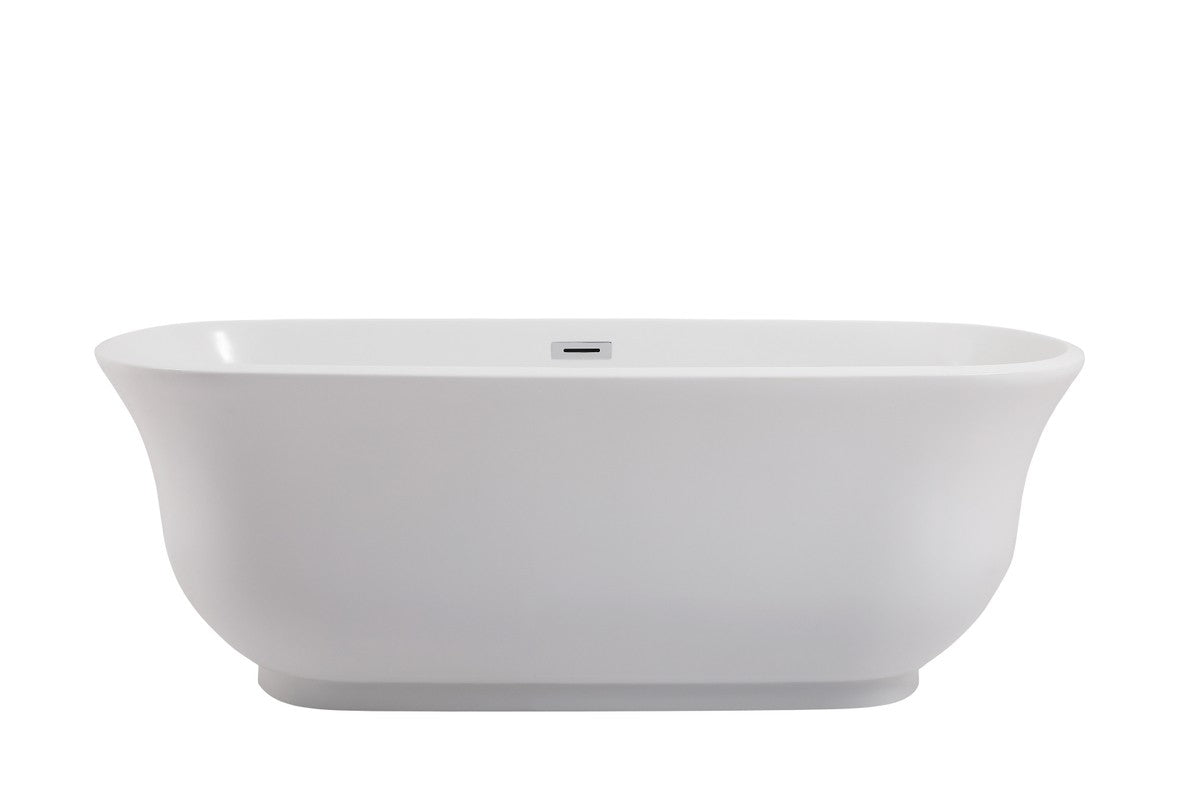 Elegant Lighting - BT10267GW - Bathtub - Coralie - glossy white