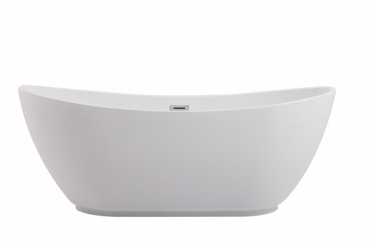 Elegant Lighting - BT10367GW - Bathtub - Ines - glossy white