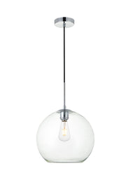 Elegant Lighting - LD2224C - One Light Pendant - BAXTER - Chrome and Clear