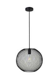 Elegant Lighting - LD2251BK - One Light Pendant - KELLER - Black