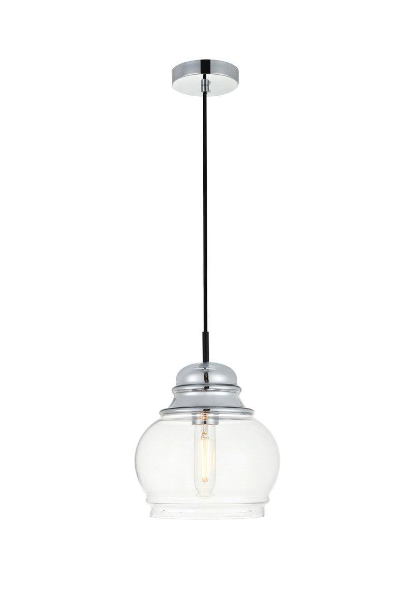 Elegant Lighting - LD2252C - One Light Pendant - KENNA - Chrome