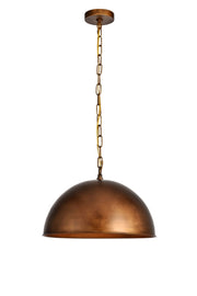 Elegant Lighting - LD6013D15BR - One Light Pendant - Merce - Manual Brass