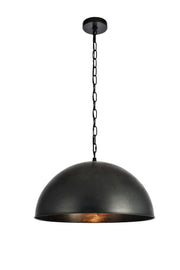 Elegant Lighting - LD6013D20BK - One Light Pendant - Merce - Vintage Black